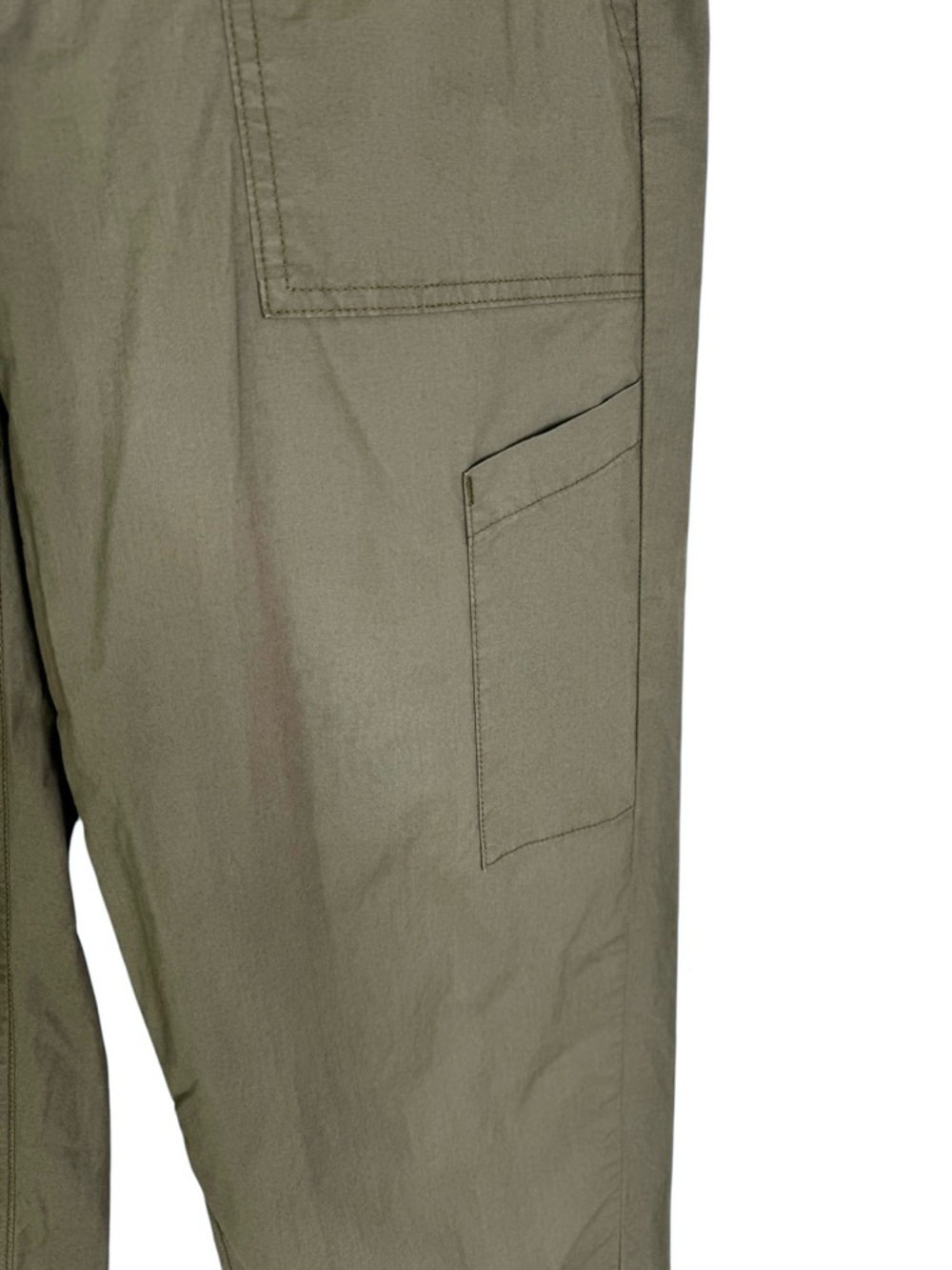 AGOLDE Cotton Women's High Rise Daria Utility Pant Olive Green Size 28 - Picture 10 of 14